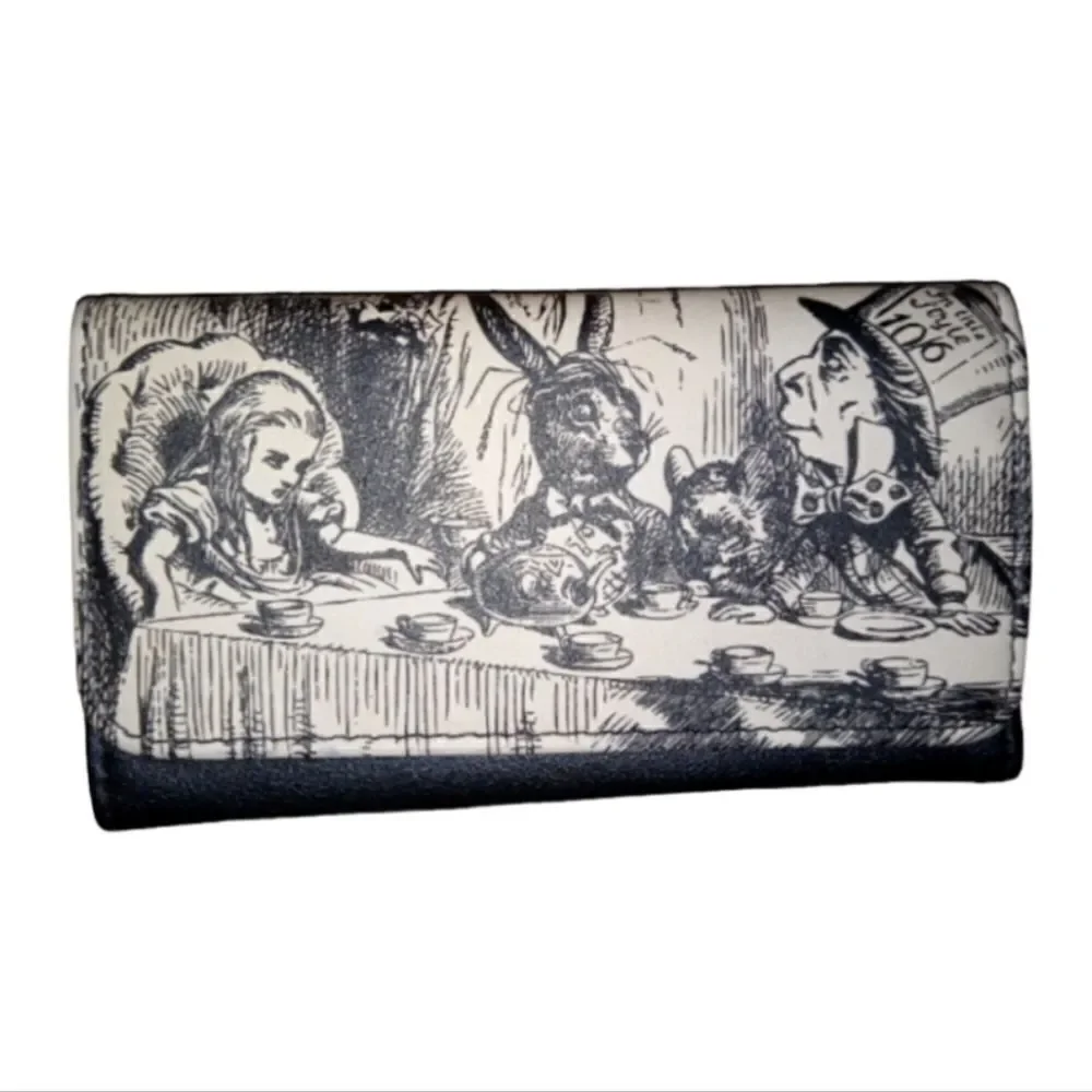 Alice In Wonderland Sketch Mini Backpack and Wallet